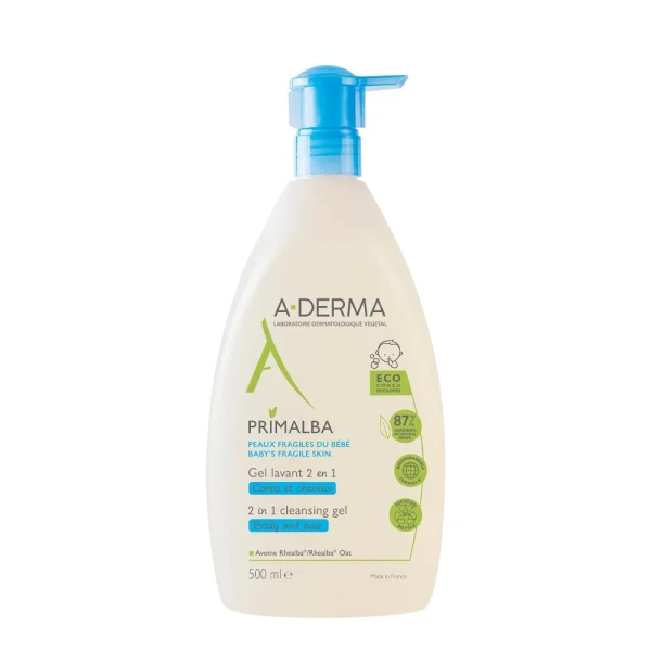 6804732-A-Derma Primalba Gel de Limpeza 2 em 1 Corpo e Cabelo 500ml.webp